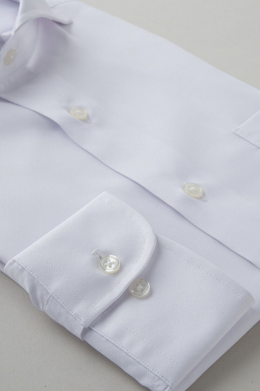 ワイシャツ 8070SD-C04A-WHITE-カフス
