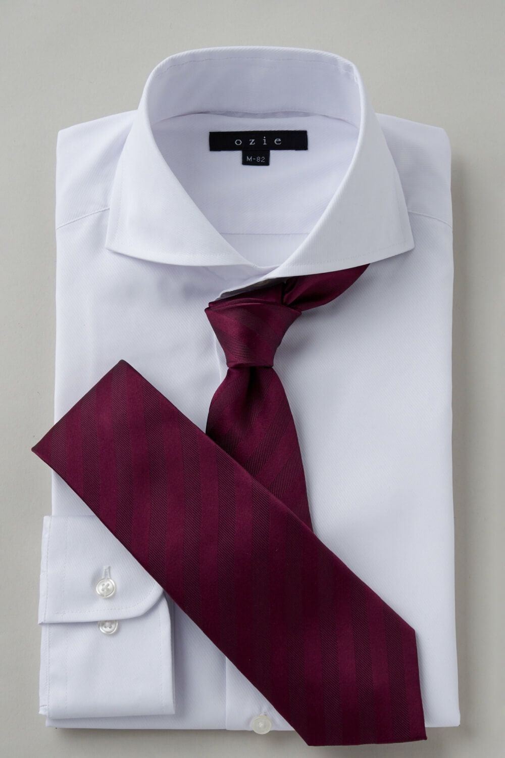ワイシャツ 8070SD-C04B-WHITE-コーディネートイメージ