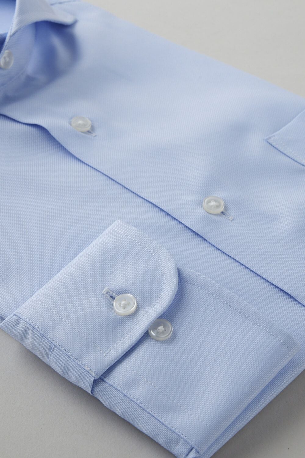 ワイシャツ 8070SD-C04C-SAX-カフス