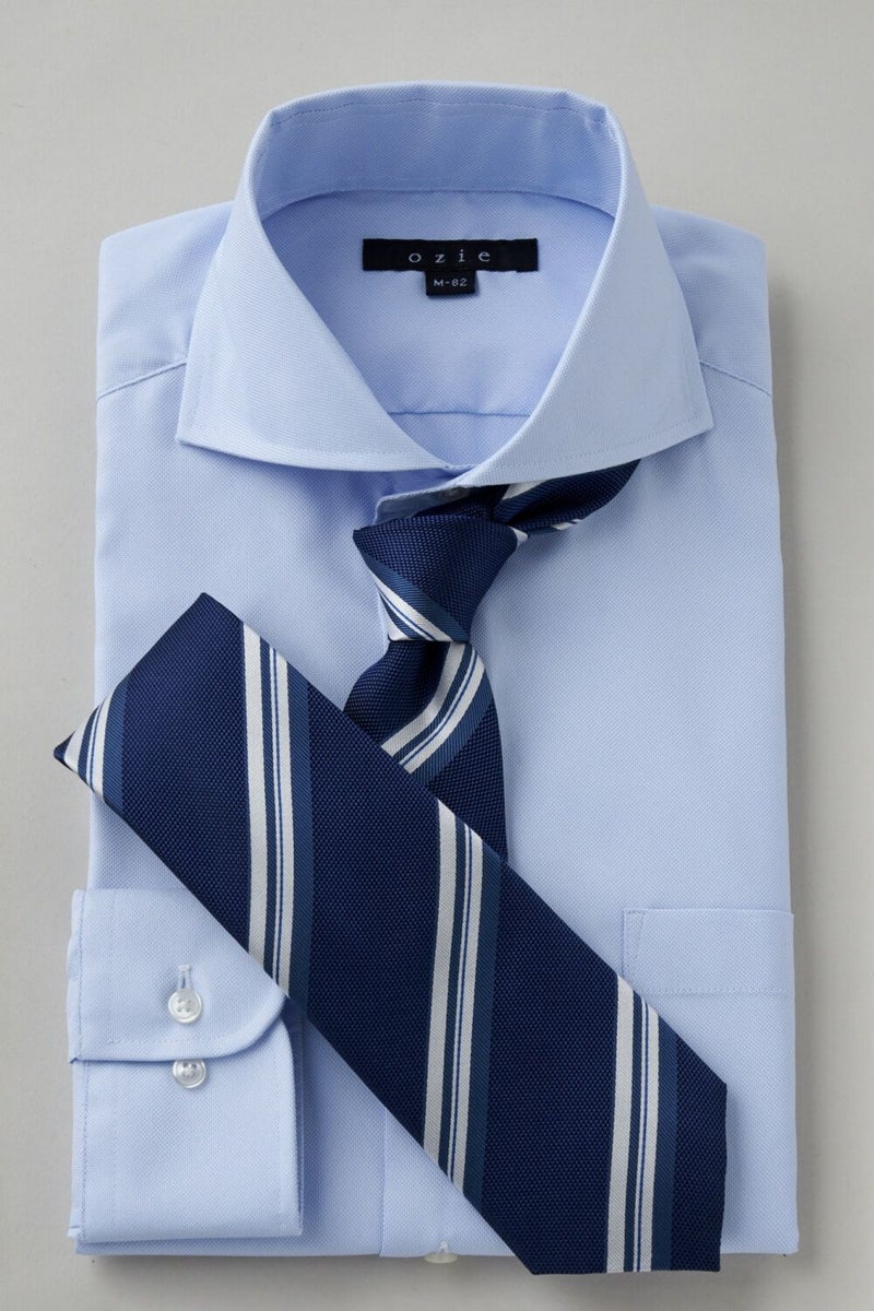 ワイシャツ 8070SD-C04C-SAX-コーディネートイメージ