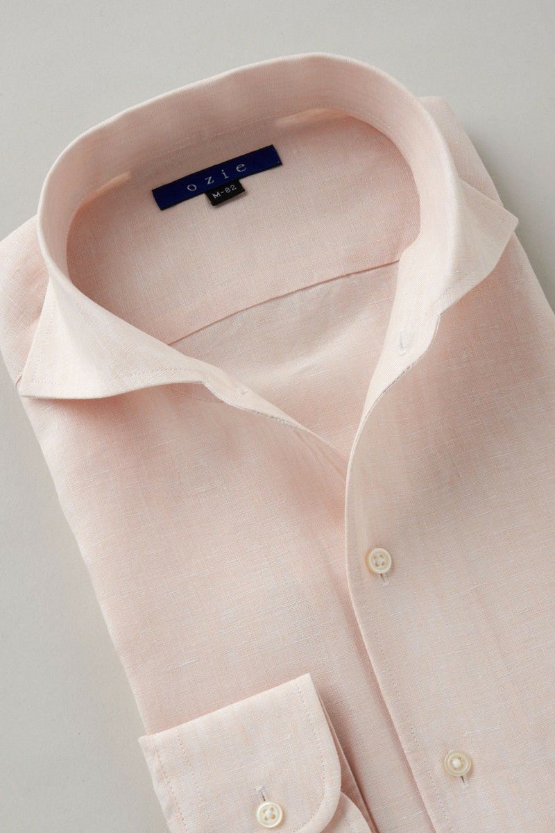 ワイシャツ 8045A-C03A-ORANGE-衿1