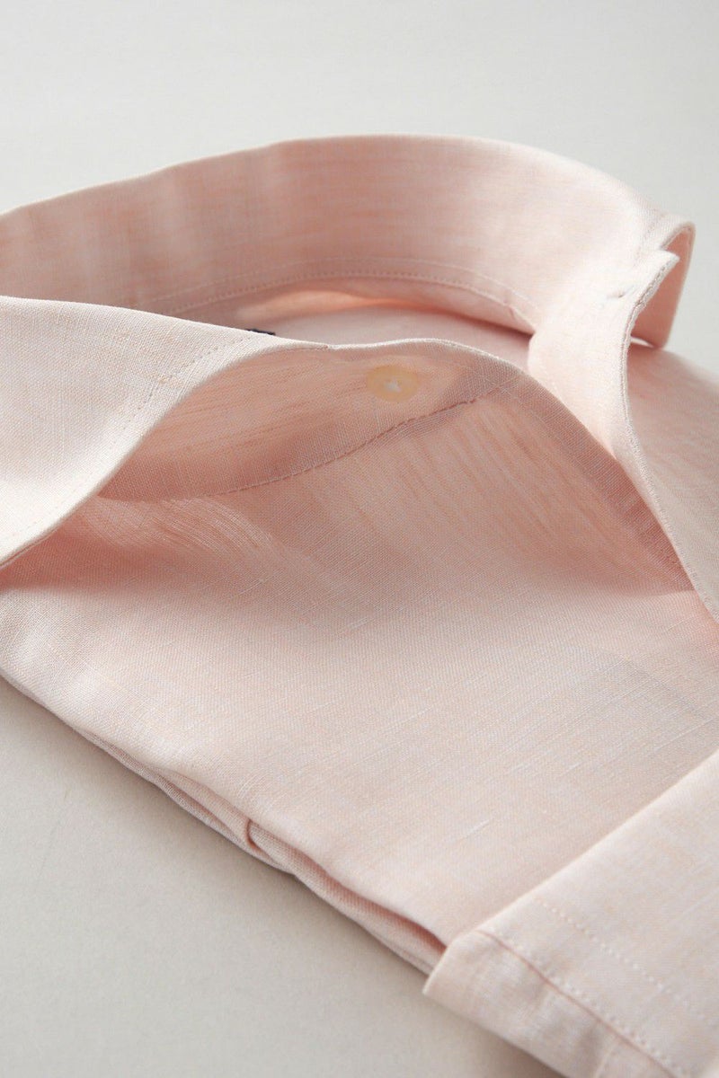 ワイシャツ 8045A-C03A-ORANGE-衿2