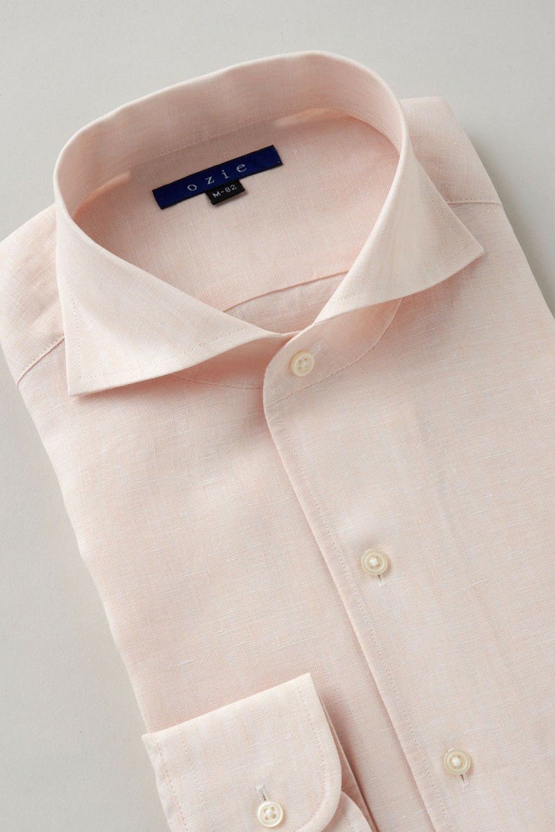 ワイシャツ 8045A-C03A-ORANGE-衿3