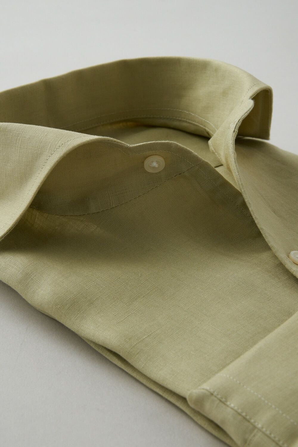 ワイシャツ 8045A-C03B-GREEN-衿2