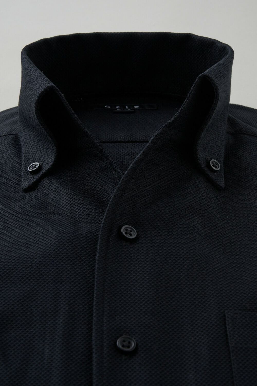 ワイシャツ 8044-C03A-BLACK-衿1