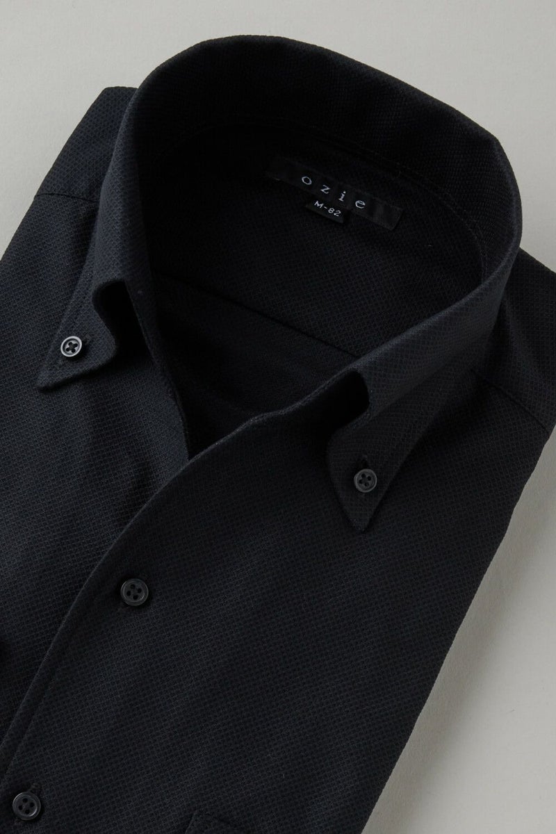 ワイシャツ 8044-C03A-BLACK-衿3