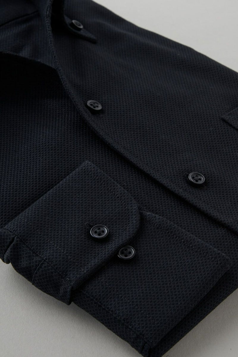 ワイシャツ 8044-C03A-BLACK-カフス