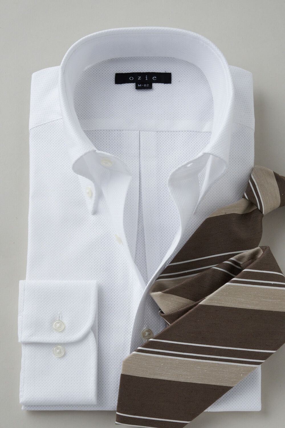 ワイシャツ 8009-C03A-WHITE-コーディネートイメージ