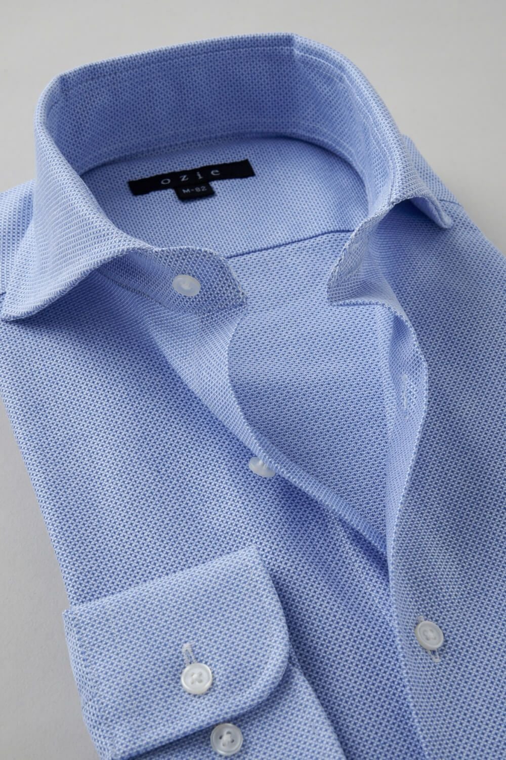 ワイシャツ 8070-C03A-BLUE-衿2