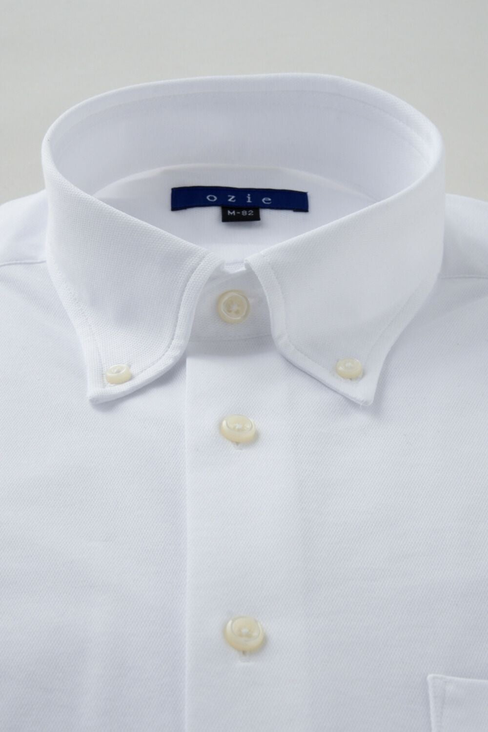 ワイシャツ 8013-C04A-WHITE-衿1