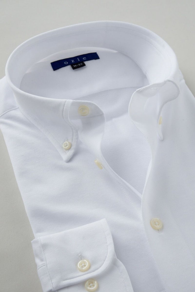ワイシャツ 8013-C04A-WHITE-衿2