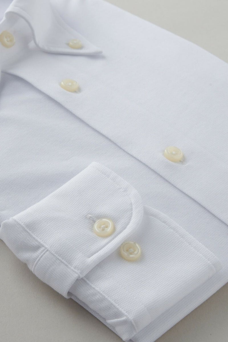 ワイシャツ 8013-C04A-WHITE-カフス