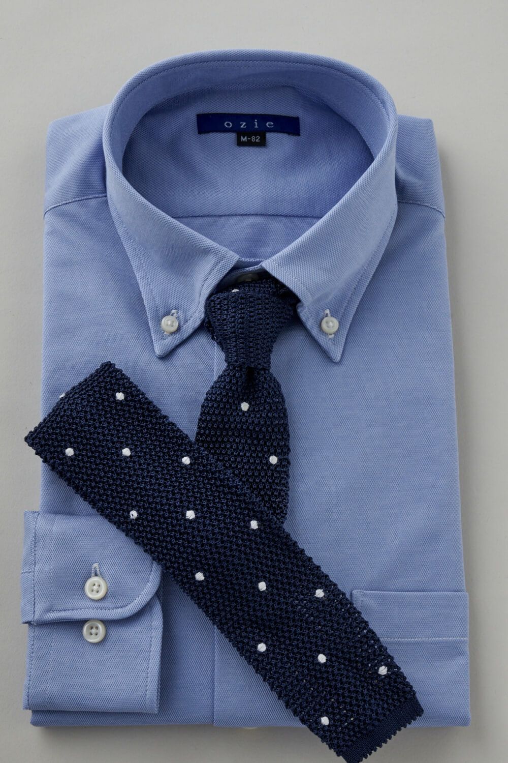 ワイシャツ 8013-C04B-SAX-コーディネートイメージ