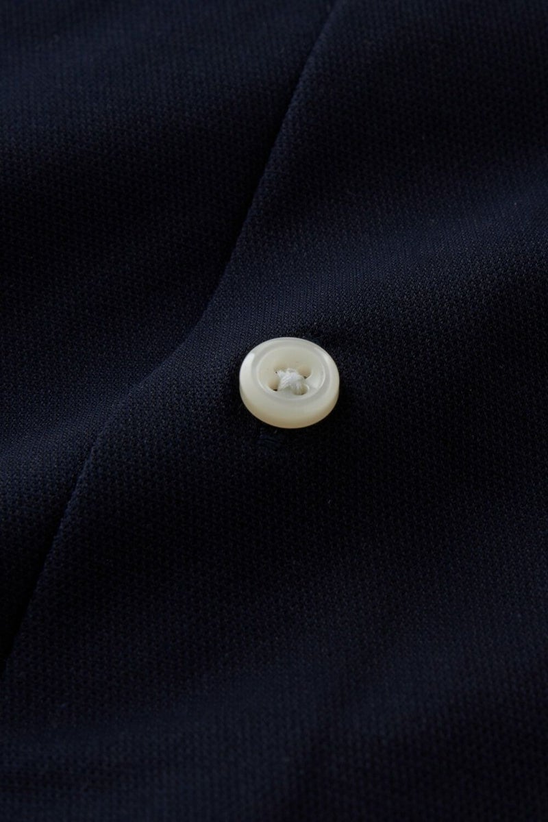 ワイシャツ 8013-C04C-NAVY-生地