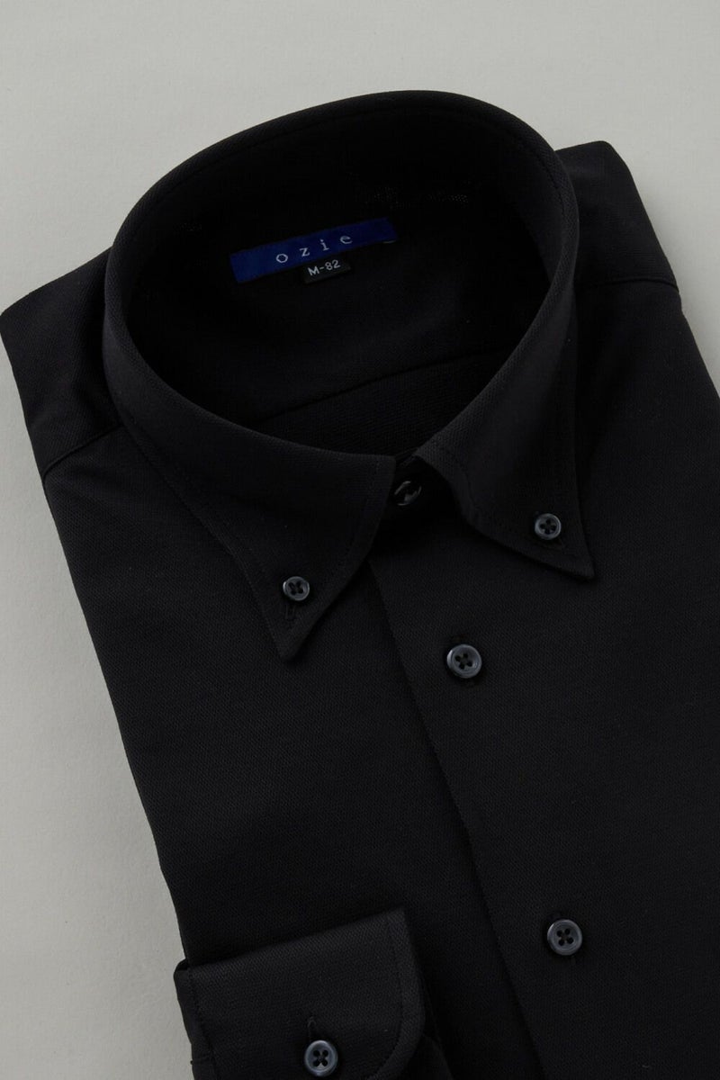 ワイシャツ 8013-C04D-BLACK-衿3