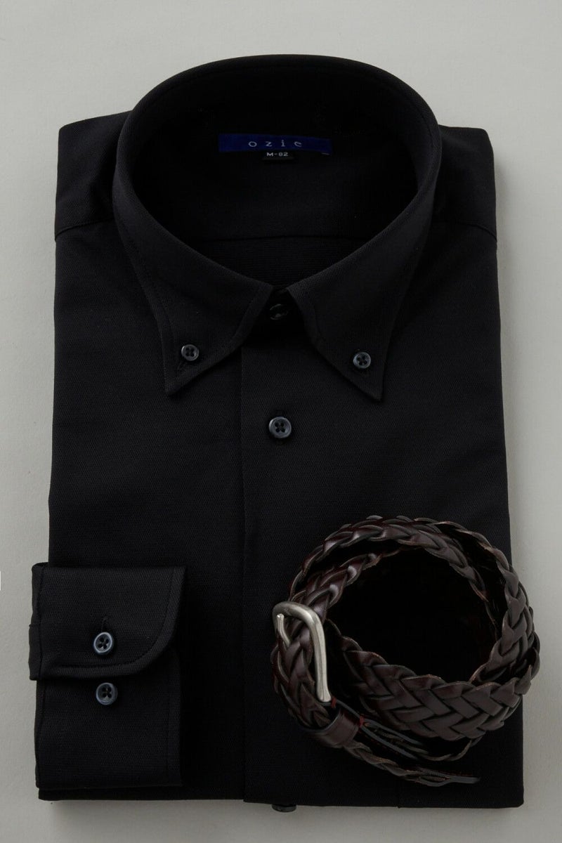 ワイシャツ 8013-C04D-BLACK-コーディネートイメージ