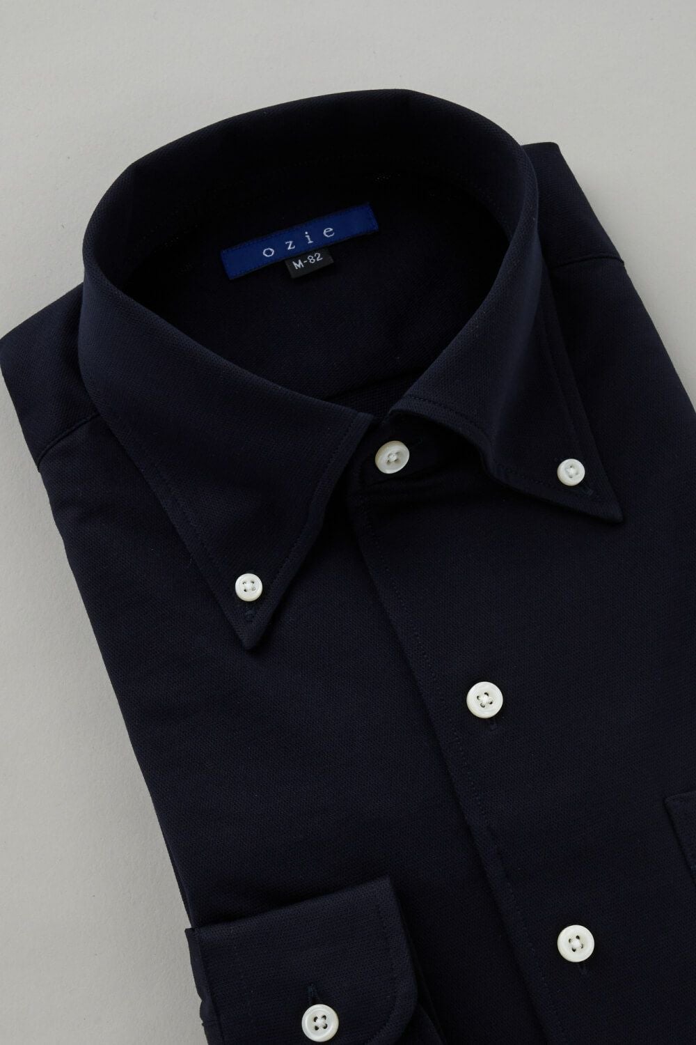 ワイシャツ 8054-C04A-NAVY-衿3