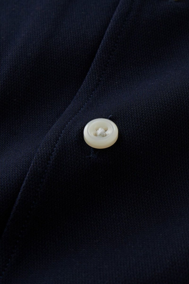 ワイシャツ 8054-C04A-NAVY-生地