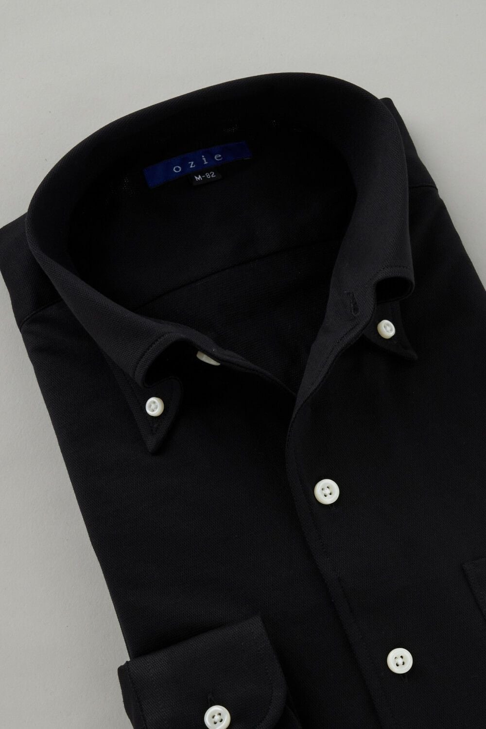 ワイシャツ 8054-C04B-BLACK-衿1