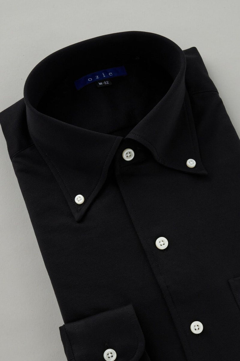 ワイシャツ 8054-C04B-BLACK-衿3