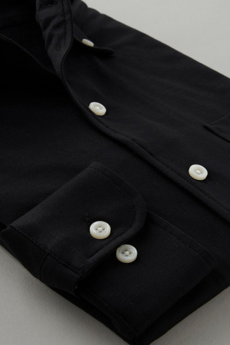 ワイシャツ 8054-C04B-BLACK-カフス