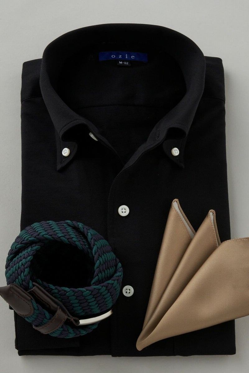 ワイシャツ 8054-C04B-BLACK-コーディネートイメージ