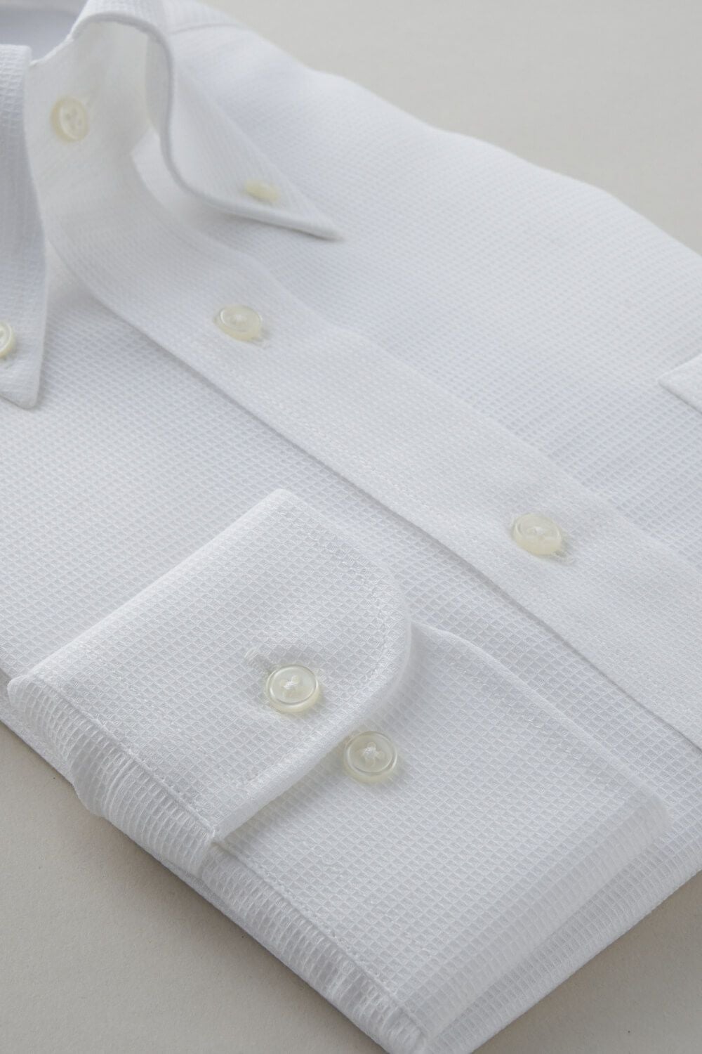 ワイシャツ 8009-C04A-WHITE-カフス