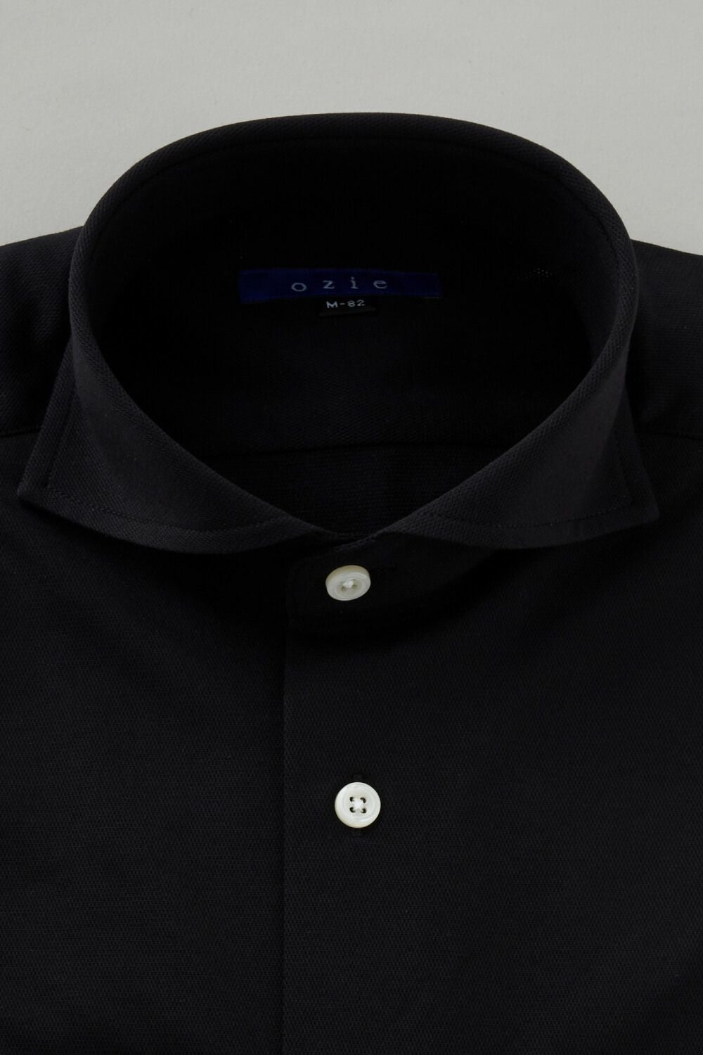 ワイシャツ 8014-C03B-BLACK-衿1