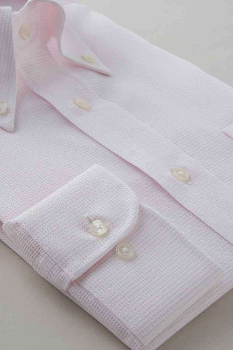 ワイシャツ 8009-C04C-PINK-カフス
