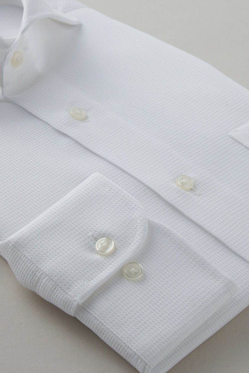 ワイシャツ 8070-C04A-WHITE-カフス