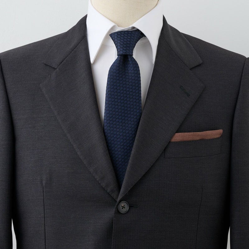 ネクタイ NF-B-003-NAVYBLUE-コーディネート