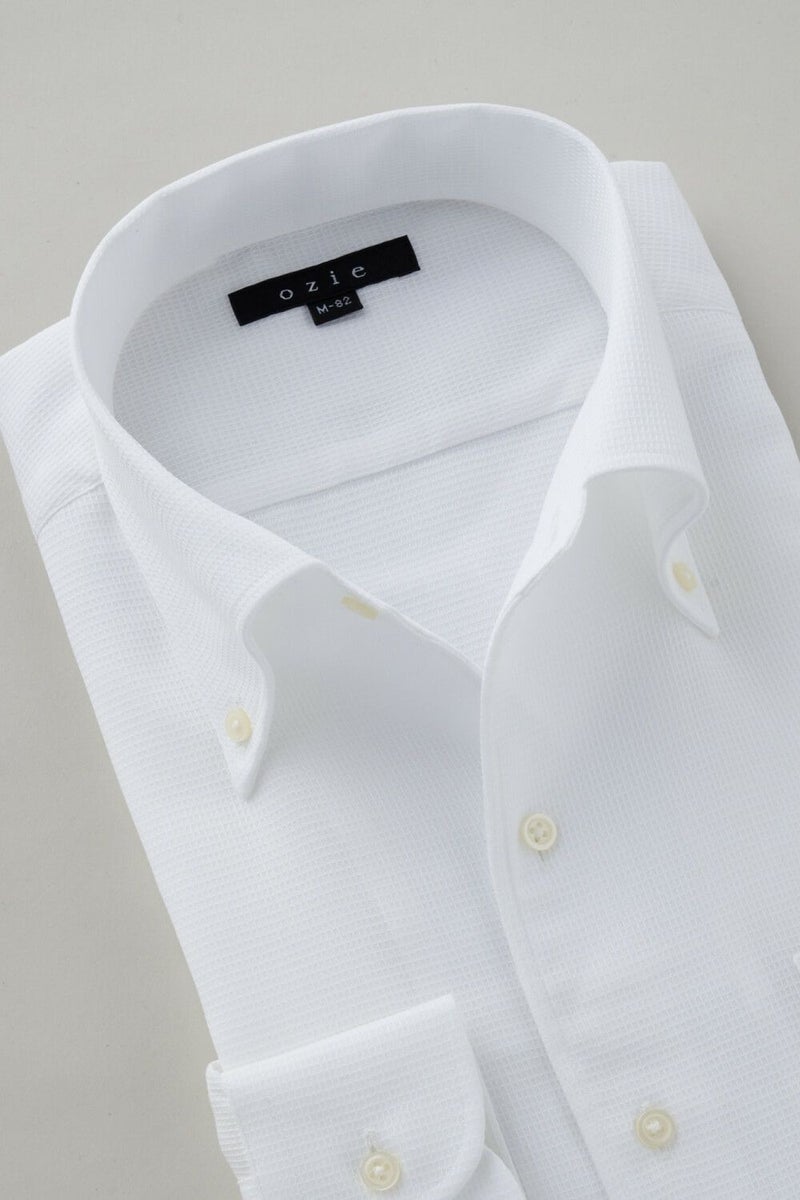 ワイシャツ 8051-C04A-WHITE-衿1