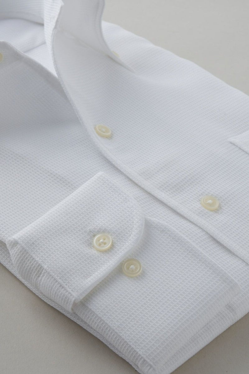 ワイシャツ 8051-C04A-WHITE-カフス