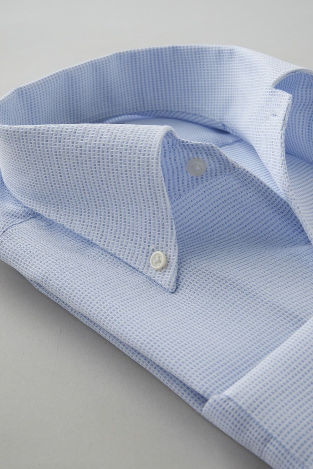 ワイシャツ 8051-C04B-SAX-衿2