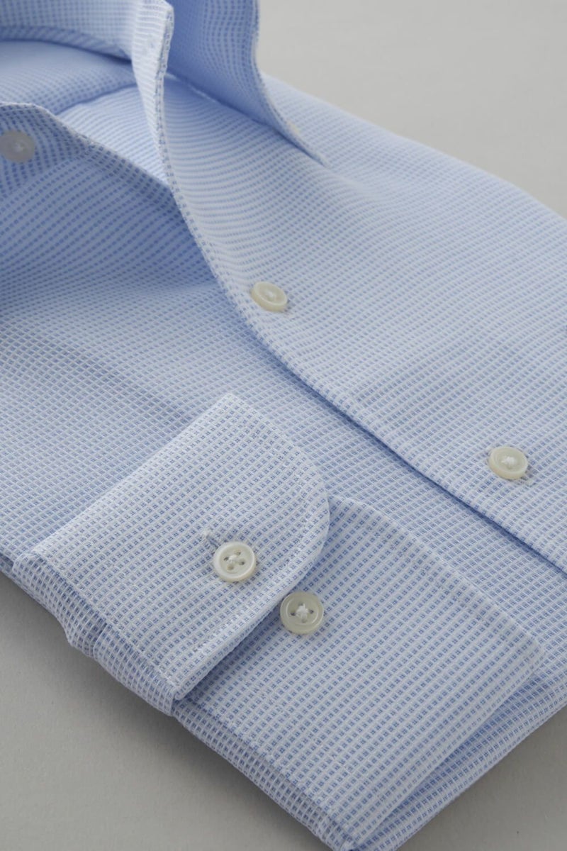 ワイシャツ 8051-C04B-SAX-カフス