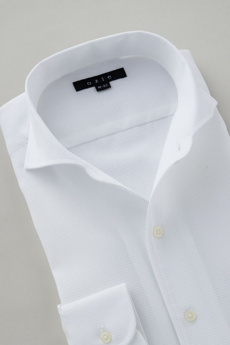 ワイシャツ 8045-C04A-WHITE-衿1