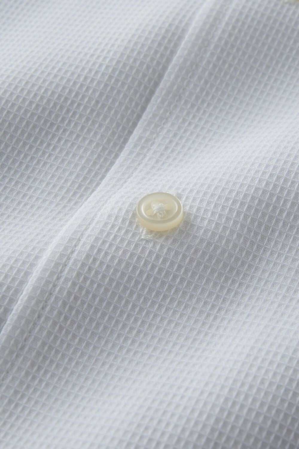 ワイシャツ 8045-C04A-WHITE-生地