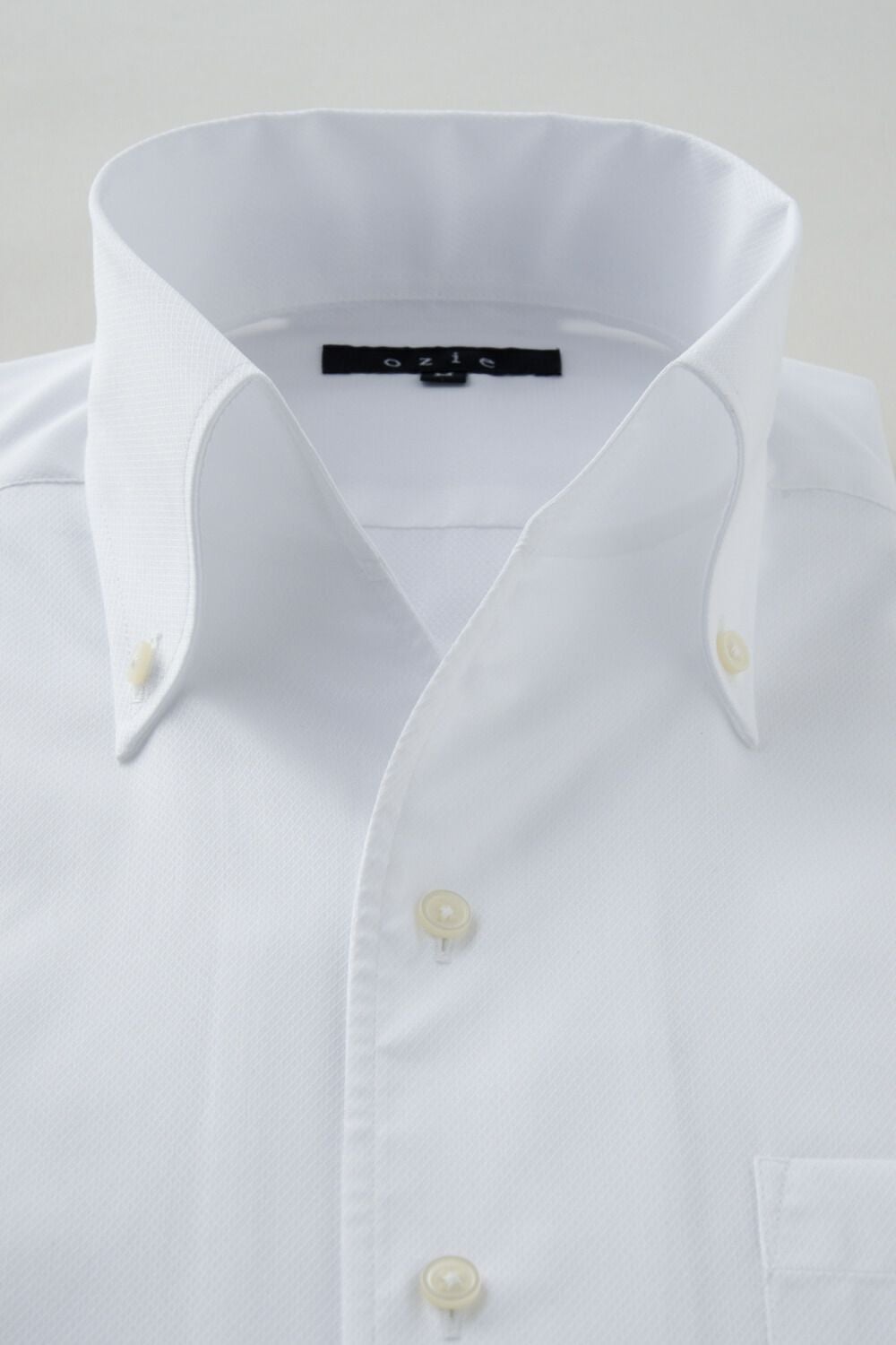 ワイシャツ・カッターシャツ・半袖 8044SS-C04A-WHITE-衿1