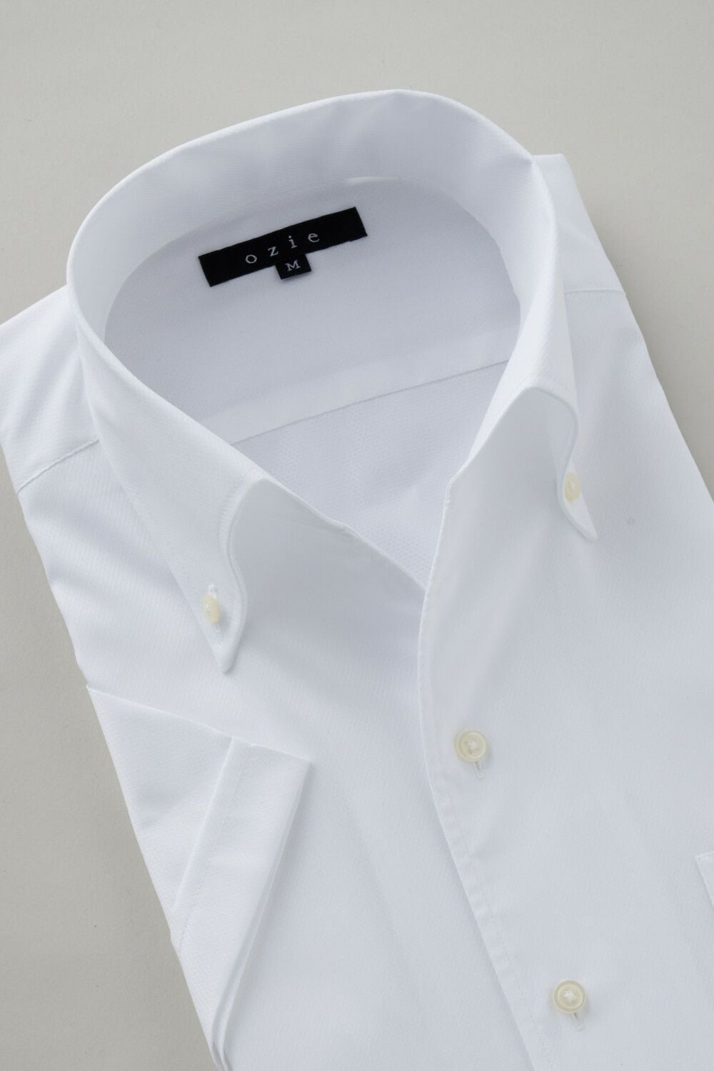 ワイシャツ・カッターシャツ・半袖 8044SS-C04A-WHITE-衿2