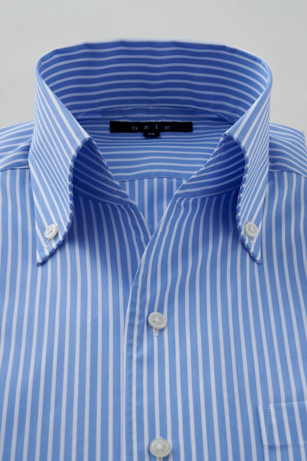 ワイシャツ・カッターシャツ・半袖 8044SS-C04E-BLUE-衿1