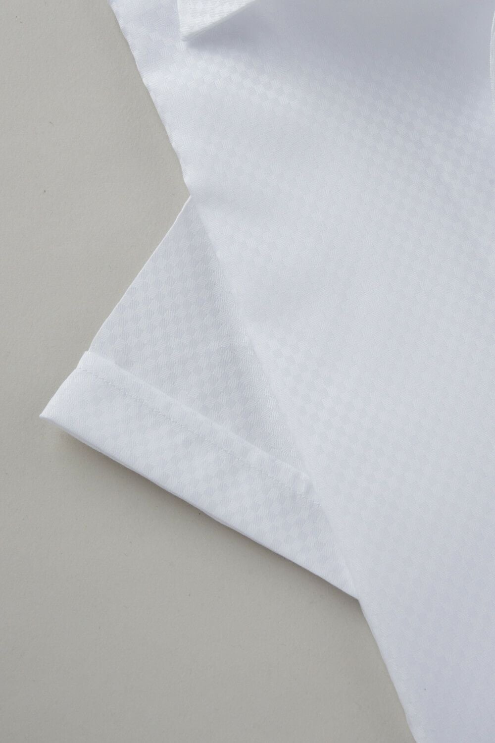 ワイシャツ・カッターシャツ・半袖 8045SS-C04B-WHITE-カフス