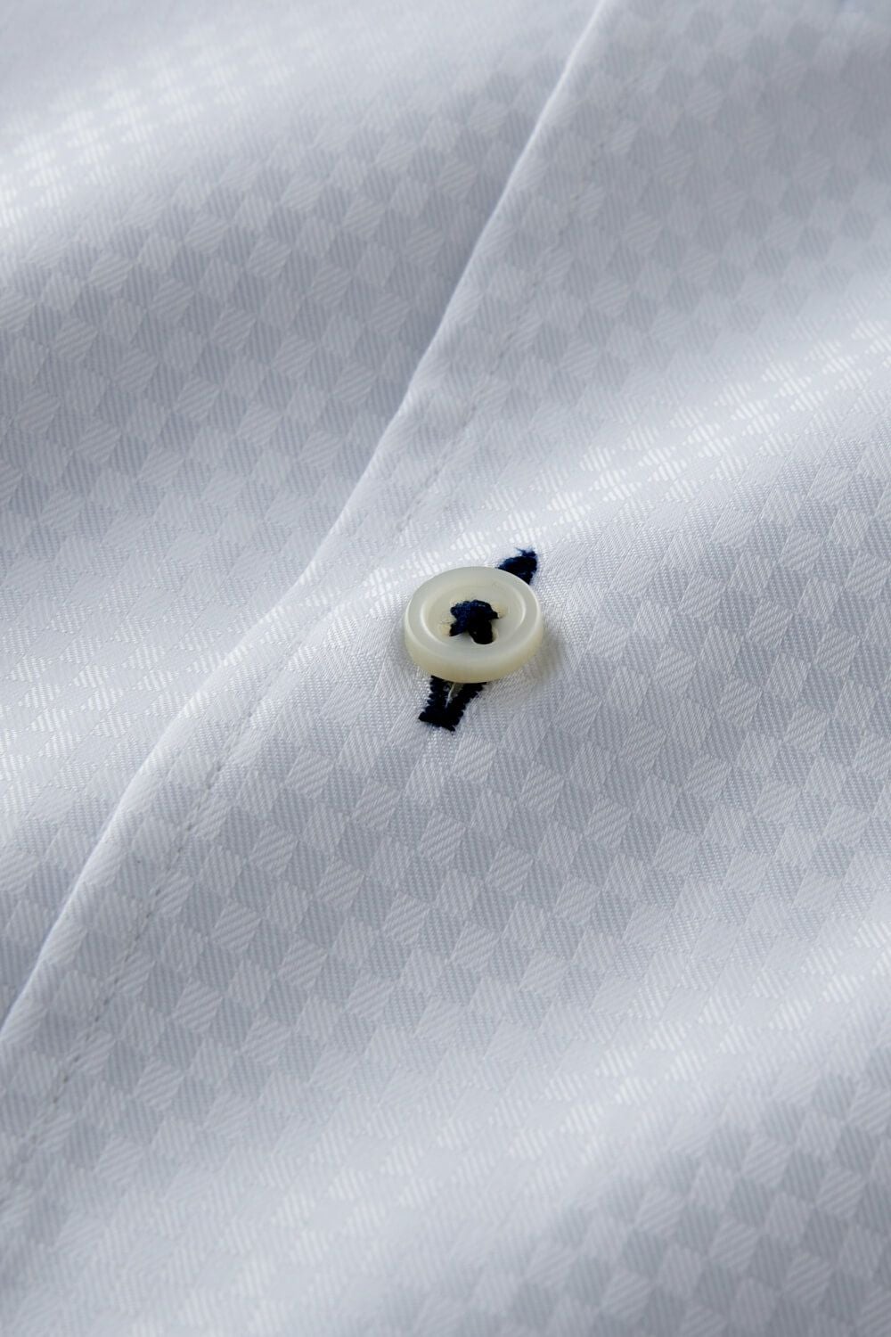 ワイシャツ・カッターシャツ・半袖 8045SS-C04B-WHITE-生地