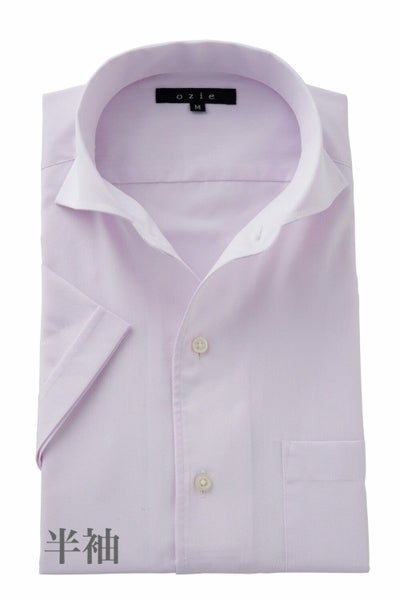 ワイシャツ・カッターシャツ・半袖 8045SS-C04D-PINK