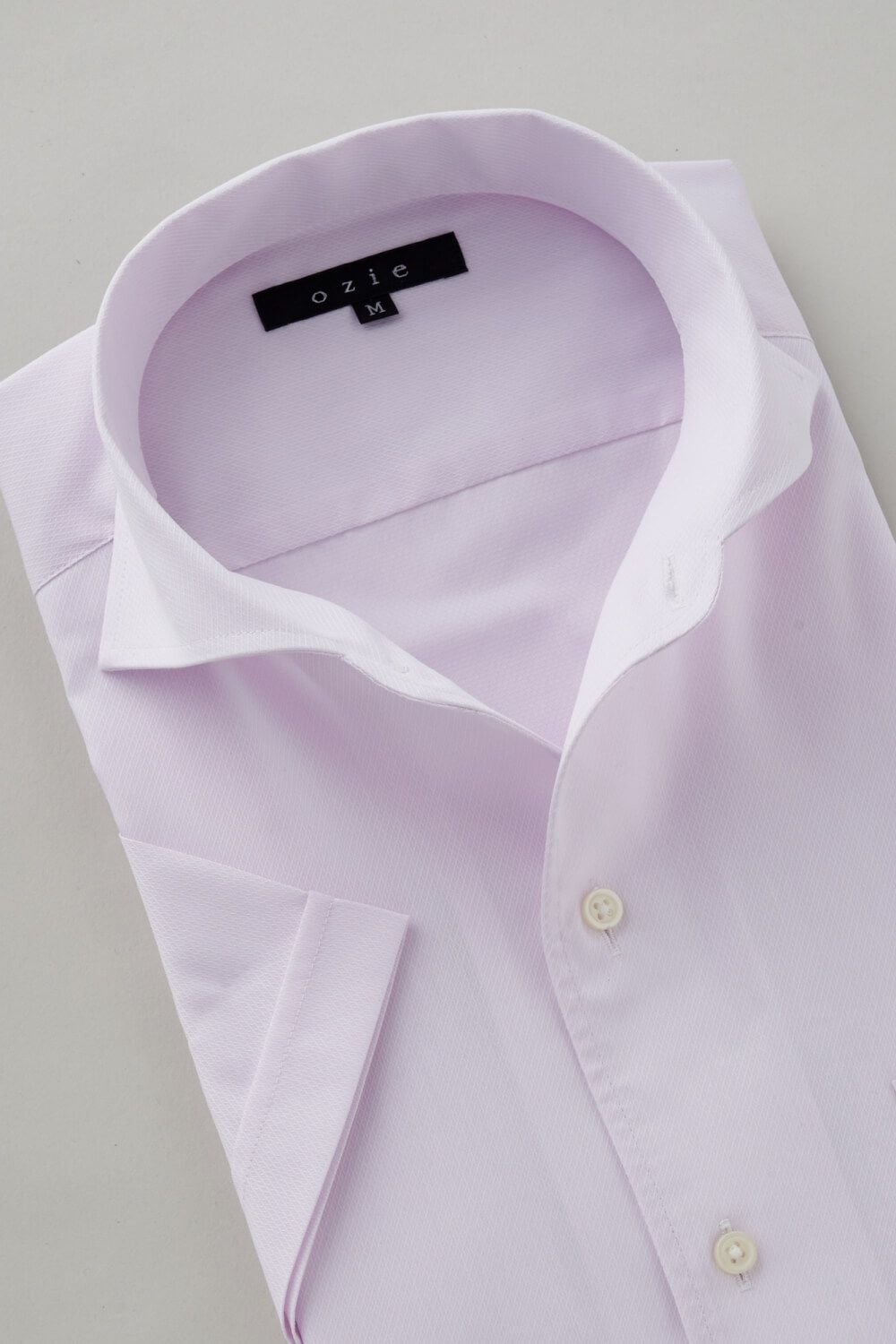 ワイシャツ・カッターシャツ・半袖 8045SS-C04D-PINK-衿1