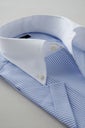 ワイシャツ・カッターシャツ・半袖 8051SSCL-C04B-BLU-衿2