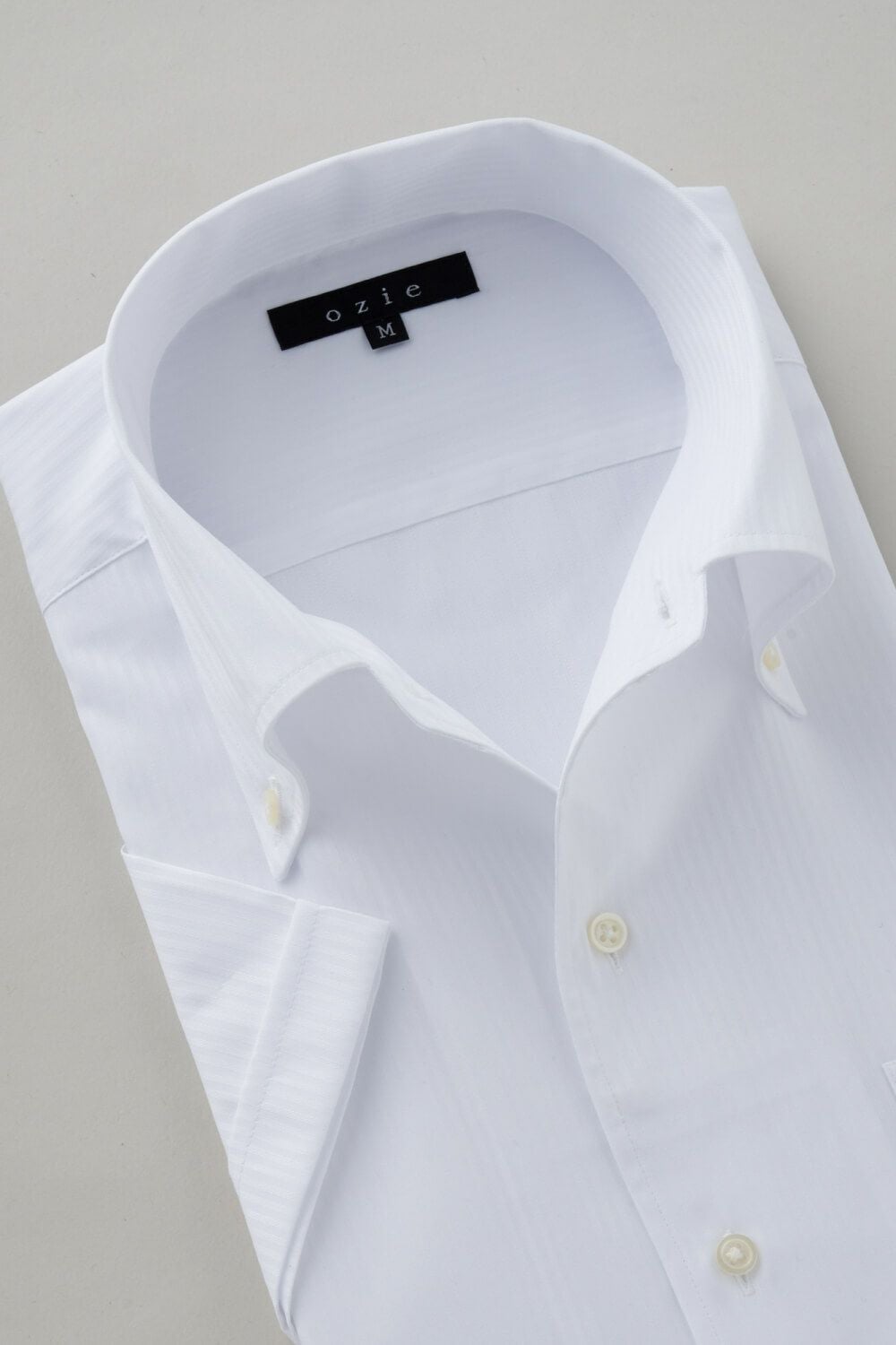 ワイシャツ・カッターシャツ・半袖 8051SS-C04A-WHITE-衿1