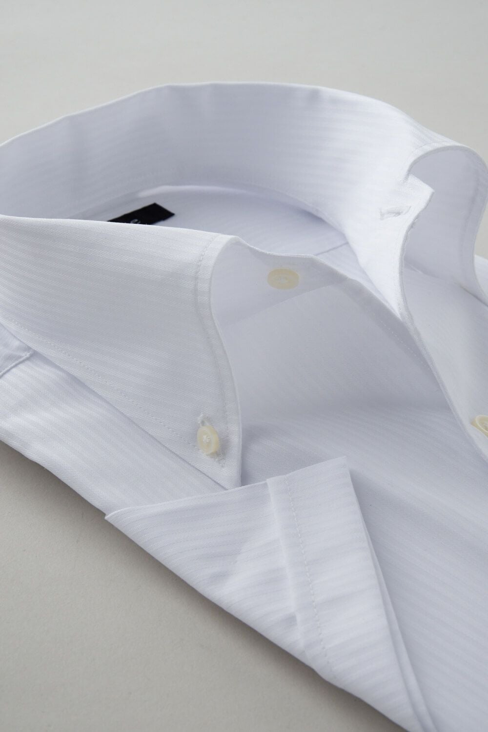 ワイシャツ・カッターシャツ・半袖 8051SS-C04A-WHITE-衿2