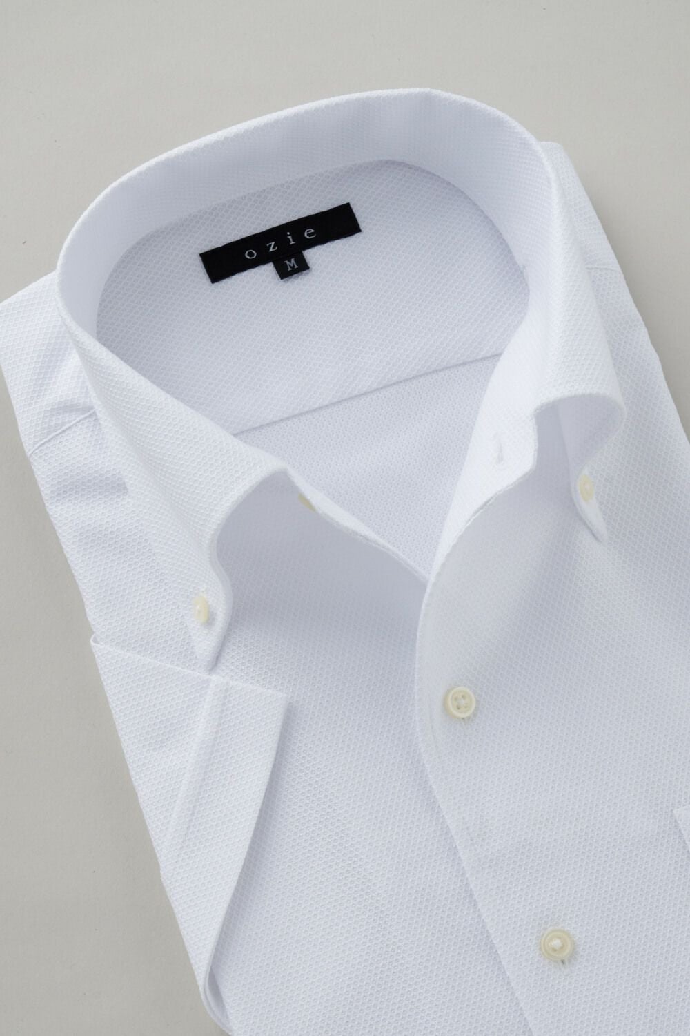 ワイシャツ・カッターシャツ・半袖 8051SS-C04G-WHITE-衿1