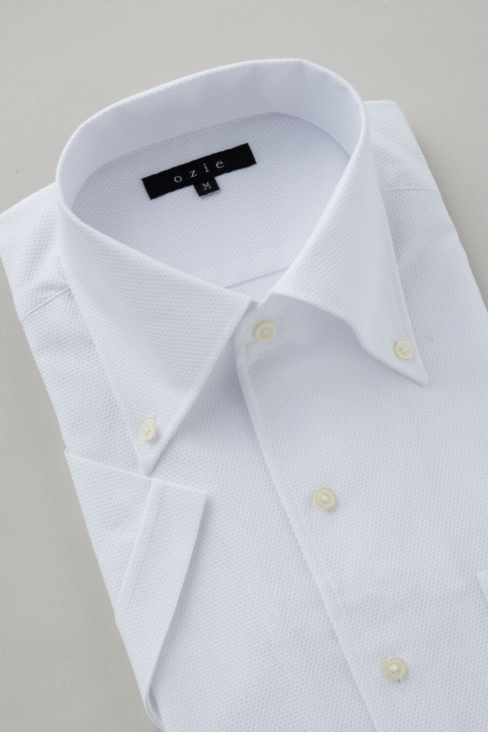 ワイシャツ・カッターシャツ・半袖 8051SS-C04G-WHITE-衿3