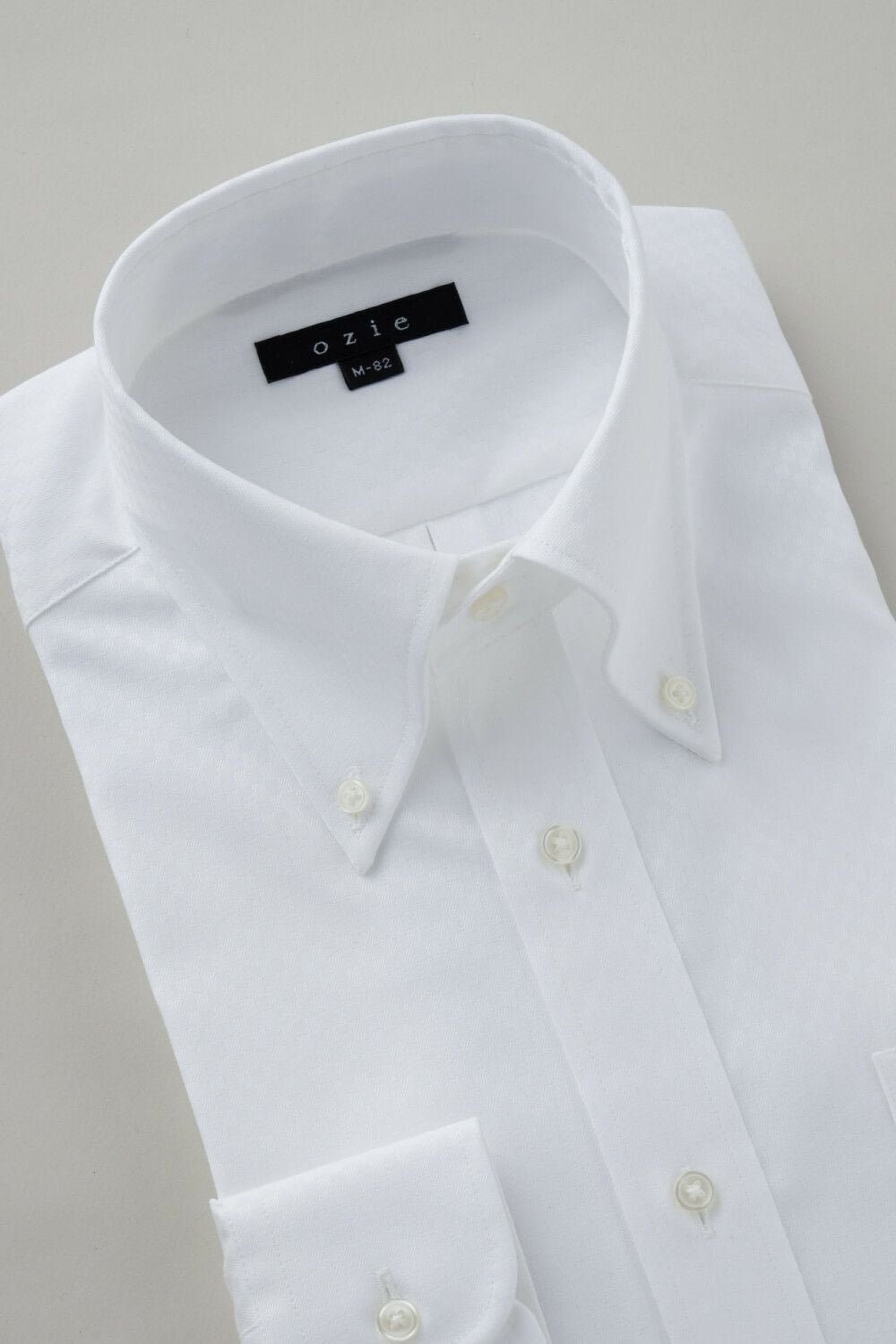 ワイシャツ 8009-C05A-WHITE-衿3